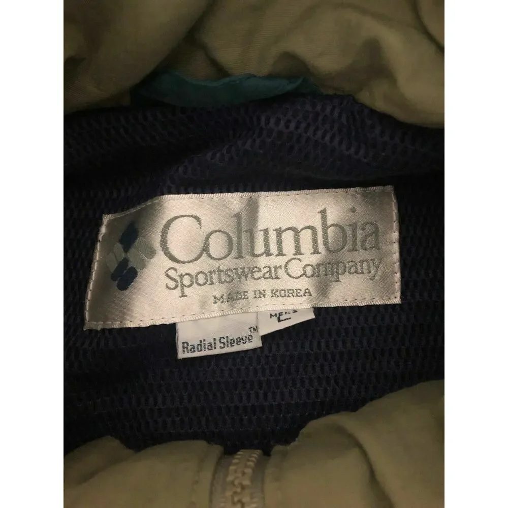Columbia Sportswear Men's Radial Sleeve Jacket Size Large Olive Green